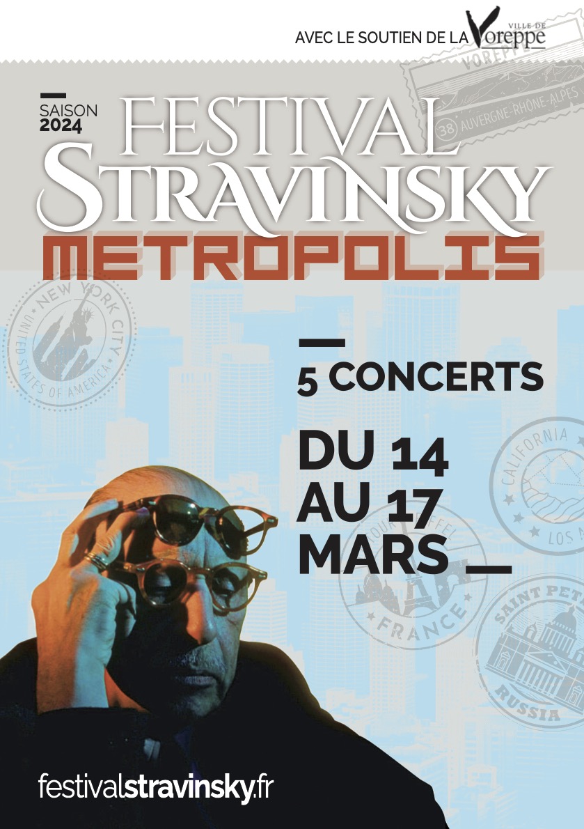 Festival Stravinsky à Voreppe - Livret A5 - Saison 3 - 2024 Metropolis